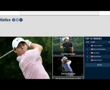 PGA Tour golf statistics 2020 #Subscribe & #HitTheBell