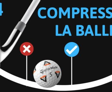 Golf : Comment bien compresser la balle dans le swing de golf.