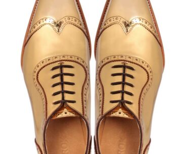 Silver Formal Dress Shoes Goodyear Welt