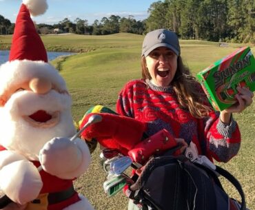 WE TRIED MAKING A CHRISTMAS GOLF SPECIAL...