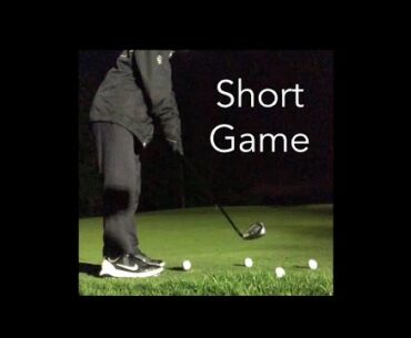 SHORT GAME PRACTICE | 8 Iron Bump and Runs, Longer Putting Stroke