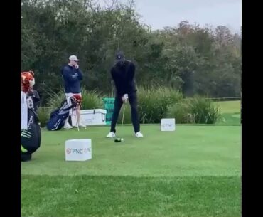 Raw Footage Tiger Woods @ PNC Championship 2020