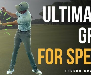 GET MORE DISTANCE BY GRIPPING THE CLUB IN THE FINGERS