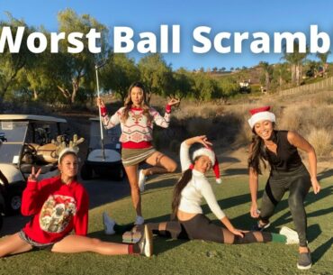 Worst Ball Scramble - Golf Vlog with the Golf Sisters