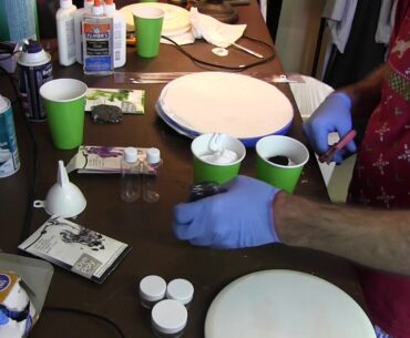 Disc Dying Experiment #1