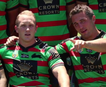 Behind The Scenes Of The Rabbitohs Team Photo