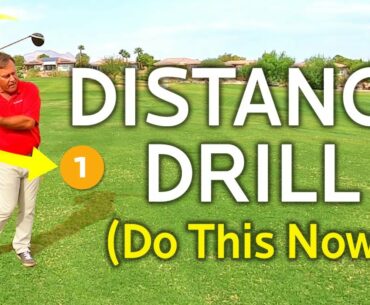 GOLF DISTANCE DRILL  (The Missing Piece For Your Golf Swing)