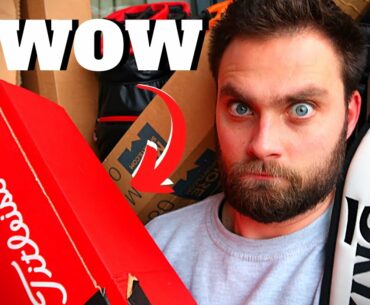 THE BIGGEST GOLF UNBOXING I HAVE DONE... WITHOUT SEEING WHAT'S INSIDE!?