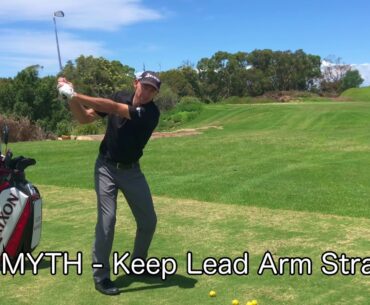Myth #2 - Keep Your Lead Arm Straight