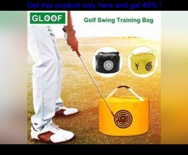 best Golf Swing Training Bag Golf Power Impact Swing Aid Practice Smash Hit Strike Bag Multifunctio