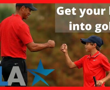 How to get your kids to play golf [Have them playing like Charlie Woods]