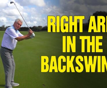 How The Right Arm Works in The Backswing (Copy This Move!)