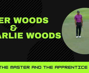 Tiger and Charlie Woods