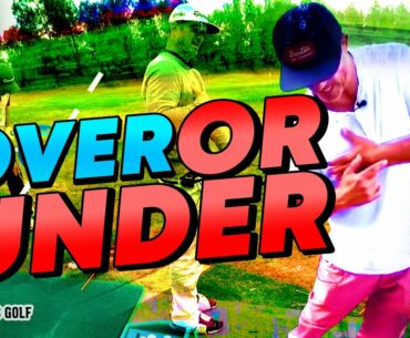 UNDER or OVER? Draw Shot Supremacy | Golf VLOG