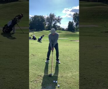 Jodie Mudd golf swing Driver front on