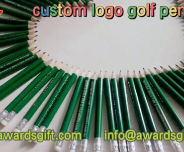 Custom logo golf pencils