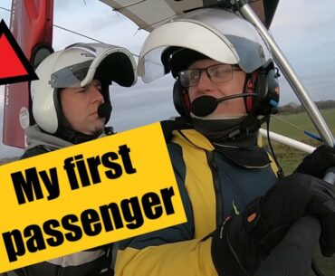 Last flight of 2020 - Flying my first passenger
