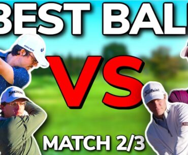 The SHOWDOWN Part Two!! 2v2 BEST BALL. Team George VS Team Wesley | Bryan Bros Golf