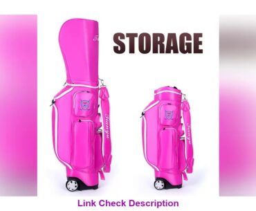 2020 Golf Travel Wheels Standard Stand Caddy Bag Complete Golf Set Bag Nylon Golf Cart Bag Staff Ca