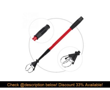 Review Portable Five-Section Retractable Golf Ball Retriever Scoop Grabber Picker Ball Pick Up Tool
