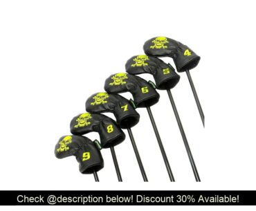 Buy Golf iron headcovers for golf clubs PU material 9pcs/set  golf accessories 2019 new free shippi