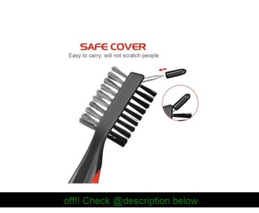 Review BOBLOV Golf Club Brush Groove Cleaner Dual Sided Nylon & Steel Cleaning Golf Brush With Spik