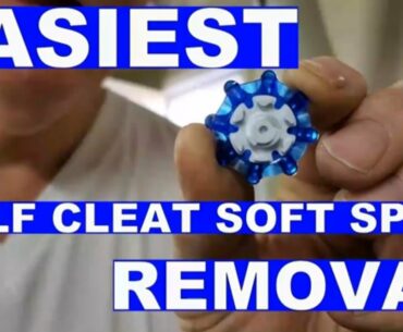 EASIEST GOLF CLEAT SOFT SPIKE REMOVAL RCTWINS