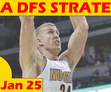 NBA DFS Projections & Strategy | Thursday 1/25 | FanDuel & DraftKings