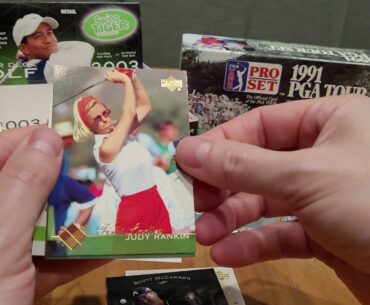 1990 - 1991 - 2003 - PGA Trading Cards - Box Opening - Tiger Woods - Arnold Palmer - Rookies
