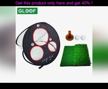 top 1Set Foldable Golf Chipping Net Set Cornhole Game Set Golfing Target Net for Indoor Outdoor Pra