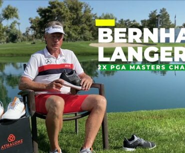 Bernhard Langer Testing Athalonz Golf Shoes, and the Consistent Results