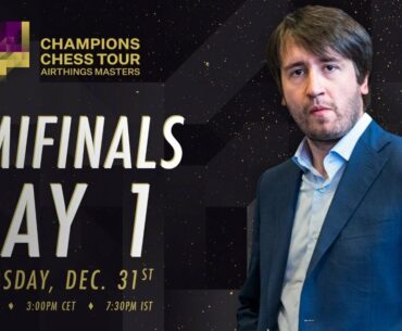Airthings Masters  -Semi Final  Day 1 Ft GM Shardul