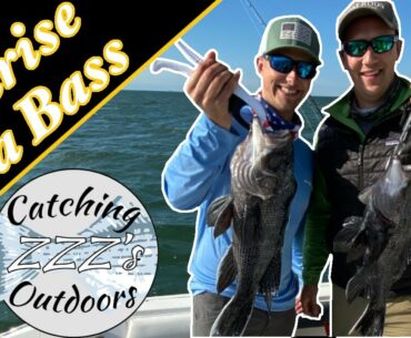 CRAZY SEA BASS and STRIPER Fishing! (Cape Cod)