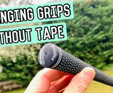 How to Install a Golf Grip without Tape Using Air Compressor