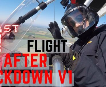 Flying after a two month break because of the first COVID-19 Lockdown!