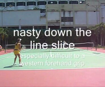 HD Textbook Singles:  Use Your Slice Shots against Counter Punchers