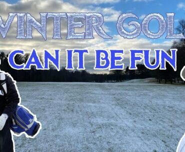 Winter Golf With Dad