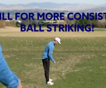 GOLF DRILL-  To help consistent ball striking!