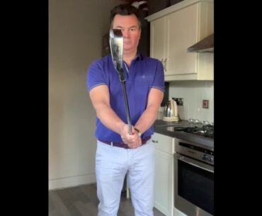 Lockdown golf lesson  The Neutral Grip