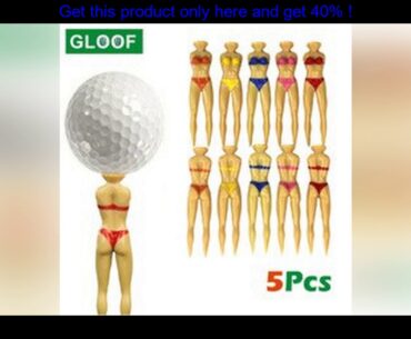 new 5Pcs Golf Tee Bikini Golf Tees Funny Golf Gift Naked Lady Woman Manikin Plastic Golf Equipment