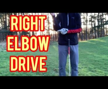 HOW TO TRAIN YOUR RIGHT ELBOW IN YOUR DOWNSWING WITH THIS TIP