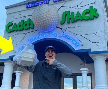 EATING AT BILL MURRAY’S CADDYSHACK RESTAURANT + Exploring The World Golf Village
