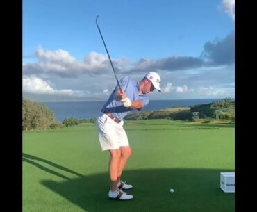 Justin Thomas amazing start in 2021 64 ( -8) after 18 on Sentry Tournament of Champions. #golfswing