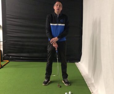 Short putting on an undulating green