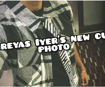 Shreyas Iyer's new cute photo | Shreyas Iyer the wizard