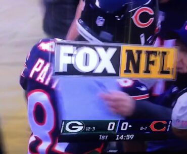 Cordarrelle Patterson made a smart play on opening kickoff Bears Vs Packers