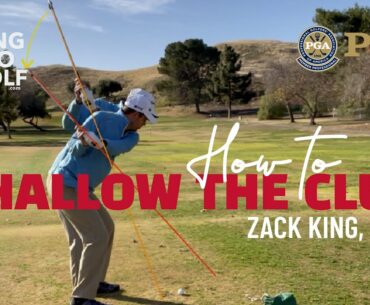 How to Shallow the club like a PGA Tour Pro