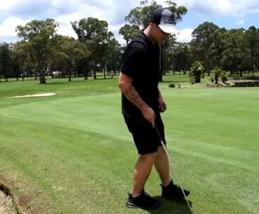 One club challenge. (3 holes, 7iron only)