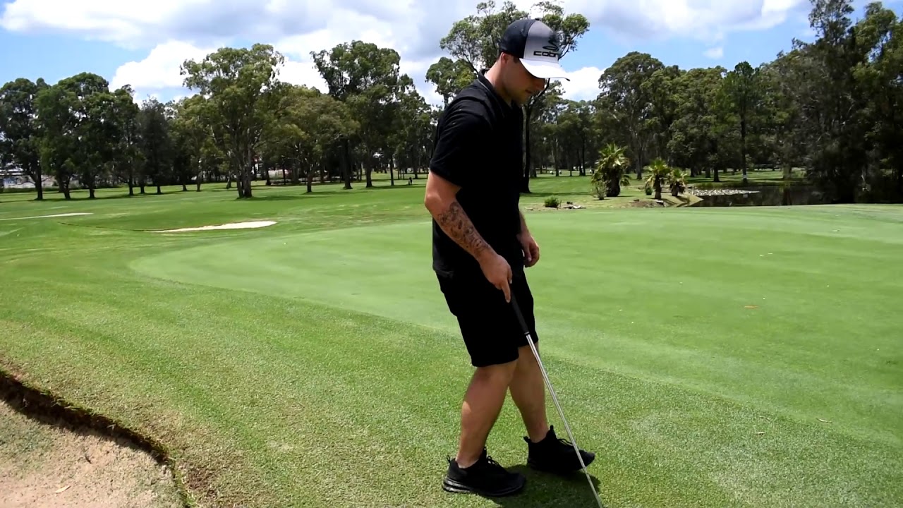 One club challenge. (3 holes, 7iron only) One club challenge. (3 holes, 7iron only)