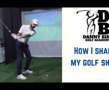 HOW I SHAPE MY GOLF SHOTS- DRAW SHOTS AND FADE SHOTS